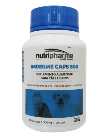 IMDERME CAPS 500 - 45 CAPSULAS