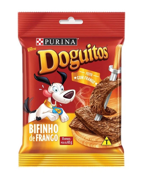 DOGUITOS BIFINHO FRANGO 20X65G BR