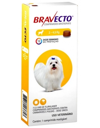BRAVECTO 112,5MG (2 - 4,5KG)
