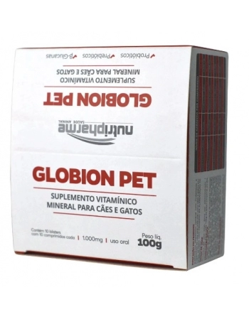 GLOBION PET DISPLAY 10 BLISTERS X 10 COMPRIMIDOS