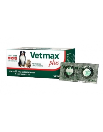 VETMAX PLUS 10 FITAS X 4 COMPRIMIDOS