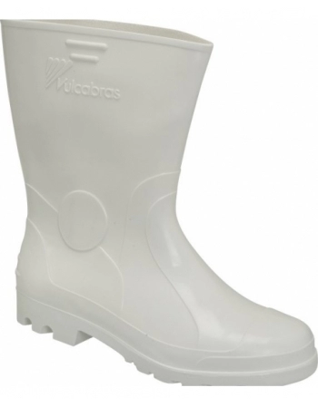 CALCADO BOTA PVC CC BCA S/FORRO BRANCO 38