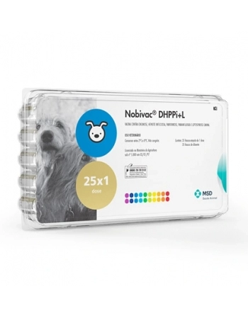 VACINA NOBIVAC DHPPI+L (V6) - MSD