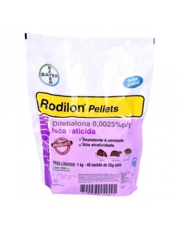 RODILON PELLETS 1KG (40X25G)