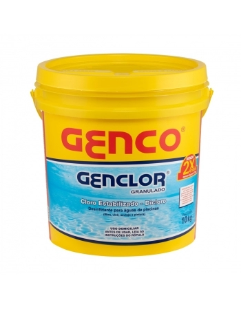 GENCLOR CLORO EST. GRANULADO BALDE 10KG GENCO