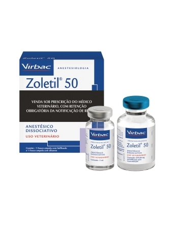 ZOLETIL 50 ANESTÉSICO DISSOCIATIVO - VIRBAC