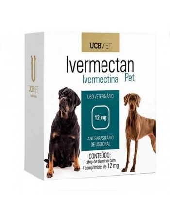 IVERMECTAN PET 04X12MG