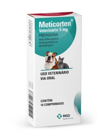 METICORTEN VET 5MG -10 COMPRIMIDOS
