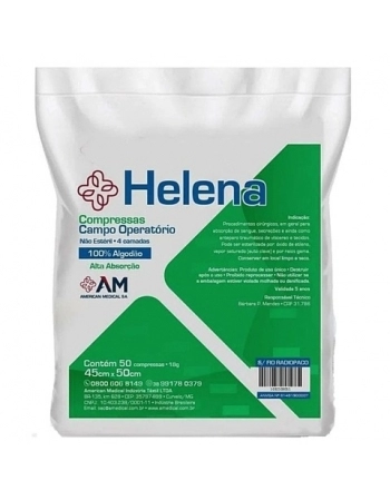 CAMPO OPERATORIO HELENA 18G 45CMX50CM C/50UN