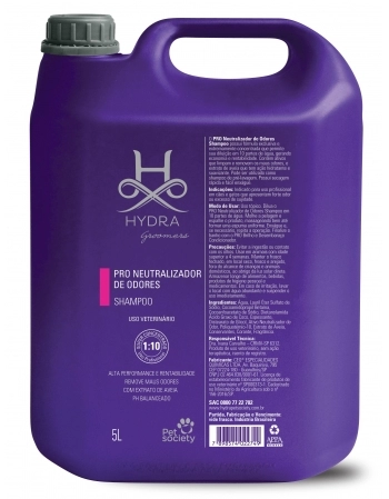 HYDRA GROOMERS PRO SHAMPOO NEUTRALIZADOR DE ODORES 5LT