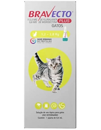 BRAVECTO PLUS CAT 112.5MG 1X1DS