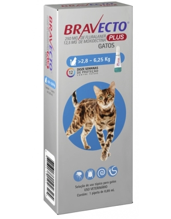 BRAVECTO PLUS CAT 250MG 1X1DS