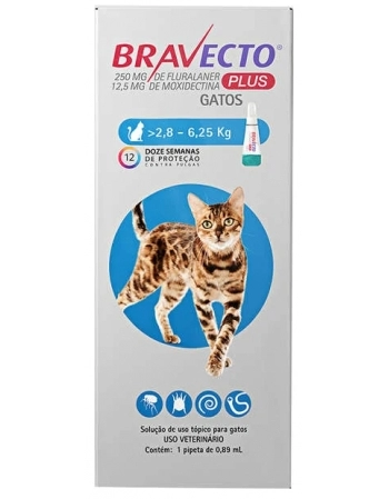BRAVECTO PLUS CAT 250MG 1X1DS