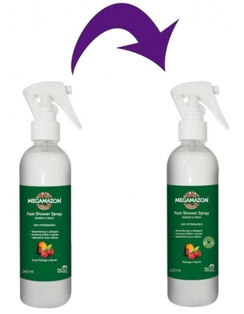 MEGAMAZON FAST SHOWER SPRAY DRY BATH 240ML