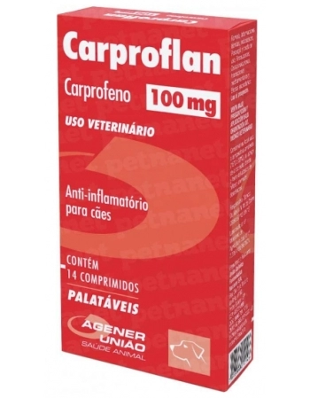 CARPROFLAN 100 MG - CAIXA C/ 14 COMPRIMIDOS
