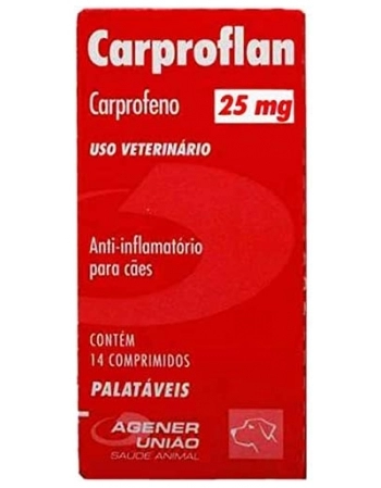 CARPROFLAN 25 MG - CAIXA C/ 14 COMPRIMIDOS