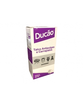TALCO ANTIPULGAS E CARRAPATOS DUCÃO