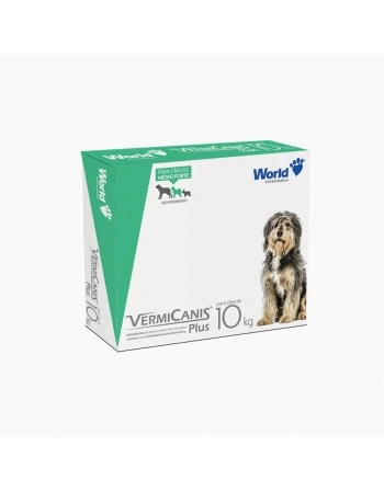 VERMICANIS PLUS 800MG ATÉ 10 KG CARTUCHO C/04 COMP VERMIFUGO