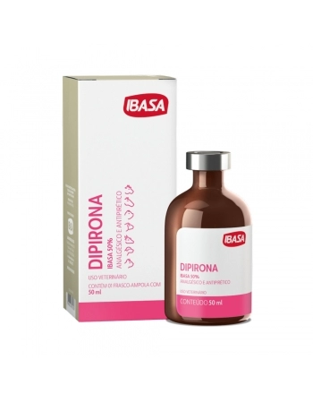 DIPIRONA SÓDICA 50% SOLUÇÃO INJETÁVEL FRASCO AMPOLA 50ML - IBASA
