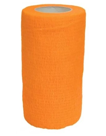 BANDAGEM FLEXÍVEL LATEX HOPPNER - 10CM - LARANJA