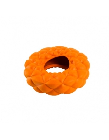 BRINQUEDO PNEU PORTA PETISCO LARANJA