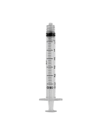 SERINGA DESCARTÁVEL 3ML SEM AGULHA LUER LOCK - BD PLASTIPAK