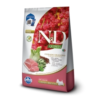 ND QUINOA CAN ADT MINI DIGESTIVO SUINO 0,8KG