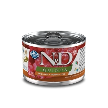 ND QUINOA WET CANINA ADULTO PELE PELO PEIXE 0,14KG