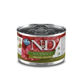 ND QUINOA WET CANINA ADULTO PELE PELO PATO 0,14KG