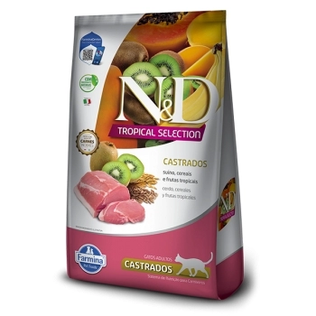 ND TROPICAL FELINA ADULTO CASTRADOS SUINO 1,5KG - FARMINA