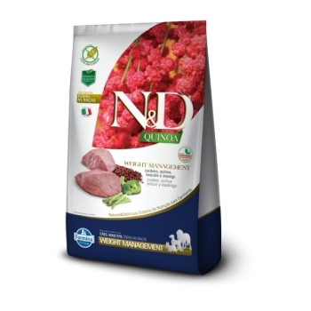ND QUINOA CANINA ADULTO CONTROLE DE PESO CORDEIRO 10,1KG