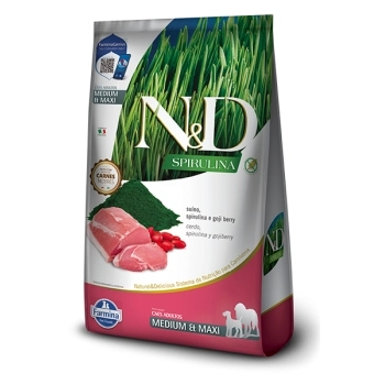 ND SPIRULINA CANINA ADULTO MEDIUM/MAXI SUINO 10,1KG