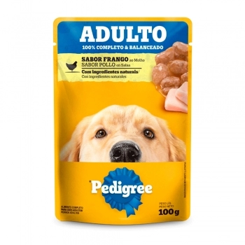 PEDIGREE SACHE ADULTO RM FRANGO AO MOLHO 100G
