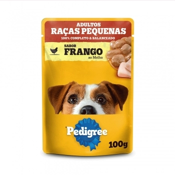 PEDIGREE SACHE ADULTO RAÇAS PEQUENAS FRANGO AO MOLHO 100G