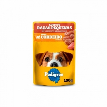 PEDIGREE SACHE ADULTO RAÇAS PEQUENAS CORDEIRO AO MOLHO 100G