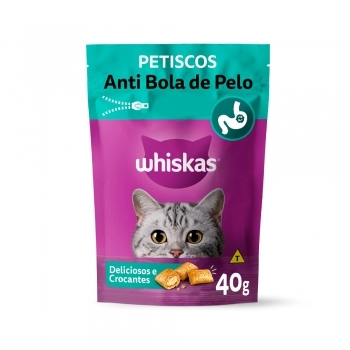 WHISKAS TEMPTATIONS ANTI BOLA DE PELO 40G