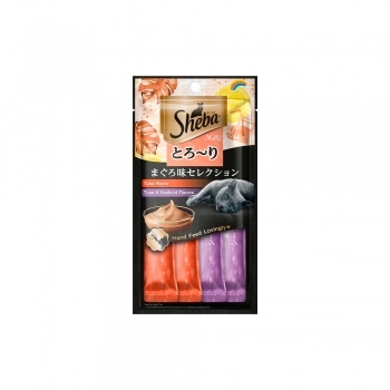 SHEBA CREAMY ATUM E ATUM & CAMARAO 4X12G