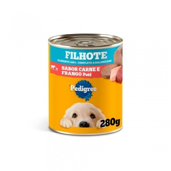 PEDIGREE LATA FILHOTES CARNE & FRANGO PATE 280G
