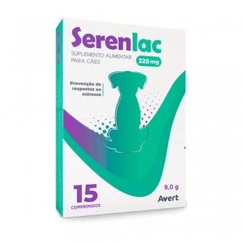 SUPLEMENTO ALIMENTAR AVERT - SERENLAC 225MG 15 COMPRIMIDOS
