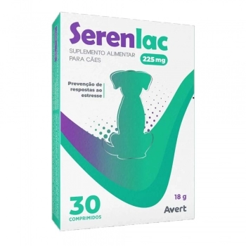 SUPLEMENTO ALIMENTAR AVERT - SERENLAC 225MG 30 COMPRIMIDOS