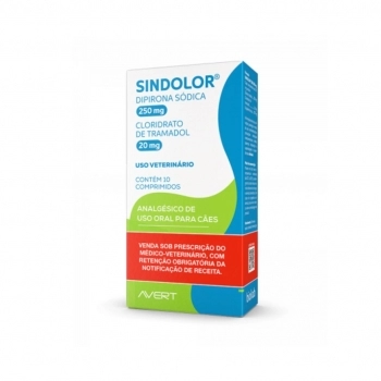 SINDOLOR 250 MG/20MG 10 COMPRIMIDOS