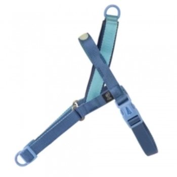 PEITORAL GENTLE PULL AZUL E AZUL JEANS - BORRACHA AZUL G