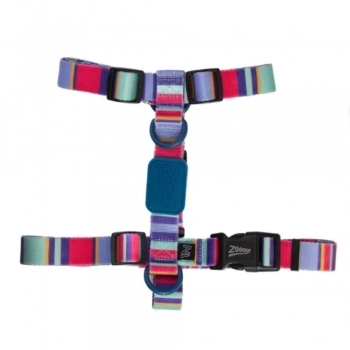 PEITORAL H RAIOS E LISTRAS - BORRACHA AZUL PP