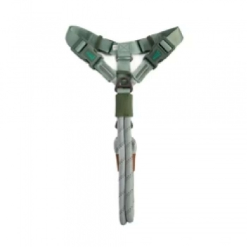 PEITORAL SOFT PULL CORDA E FITA VERDE E MENTA G - BORRACHA VERDE MILITAR