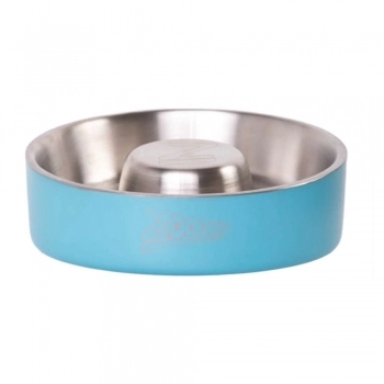 COMEDOURO LENTO POWER THERMO 690ML - AZUL