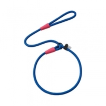 GUIA ADESTRADORA DE CORDA AZUL - BORRACHA ROSA