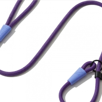 GUIA ADESTRADORA DE CORDA ROXA - BORRACHA VIOLETA