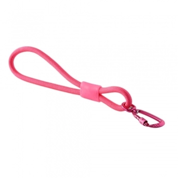 GUIA DE CORDA CURTA - BORRACHA ROSA