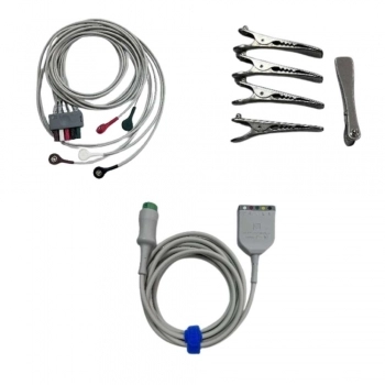 CABO DE ECG 5 PINOS E 12 DERIVAÇÕES