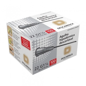 AGULHA DESCARTÁVEL 30 X 0,7MM